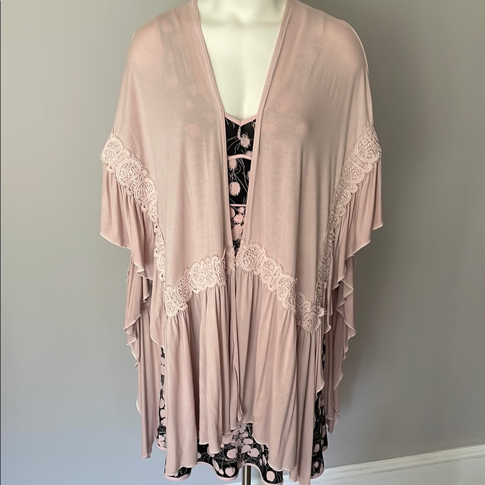 POL Dusty Pink Rayon Blend Wrap